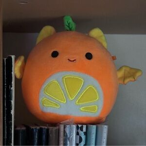 Barnet Citrus Orange Tangerine Fruit Bat 2023 Squishmallows Plush Summer
